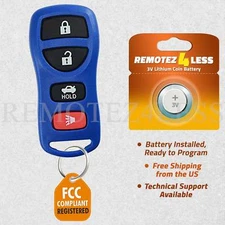 Keyless Entry Remote for 2003 2004 2005 2006 2007 2008 2009 Nissan 350Z Key Blue