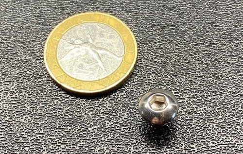 18-8 Stainless Hex Button Head Machine Screw 10-32 x .250" Length, 100 pcs - Picture 9 of 12
