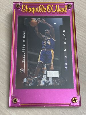 1997 Skybox Premium 3 Rock N Fire Shaquille O'Neal Lakers Lebron Kobe Kareem