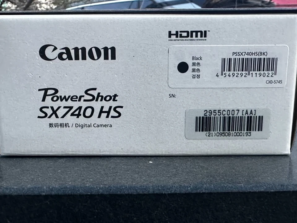 **Brand New** Canon PowerShot SX740 HS 20.3M Compact Camera Black - AU Warranty - Image 2 of 4
