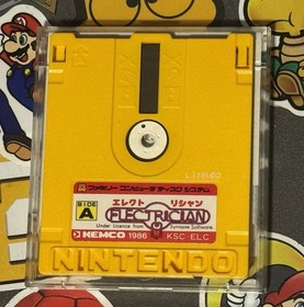 Electrician Nintendo Famicom Disk System RARE Japan Import US Seller TESTED