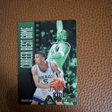 SkyBox 1996-97 Jason Kidd #337 Dallas Mavericks Career Best Game NBA Card