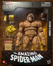 Hasbro Marvel Legends Spider-Man Grizzly Boxed Action Figure w Gold Bars