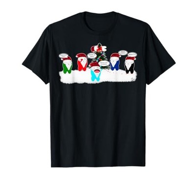 Among Us Christmas Outfit Lustiges Weihnachts T-Shirt von JP