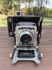 Graflex 2 1/4x3 1/4 Century Graphic Camera W/ 101mm Graflex Graflar F/4.5 Lens