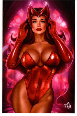 Bigg Pigg Origin Story #1 Scarlet Witch Cosplay Homage Variant NM-