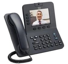 Cisco 8941 CP-8941-K9 VOIP Telephone w/ Camera IP Phone Black New, Sealed