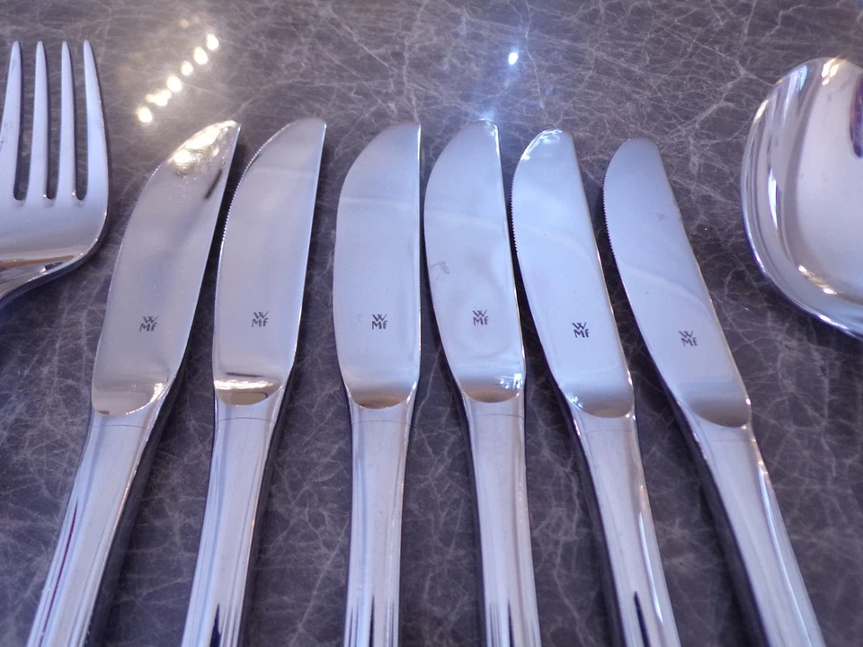 WMF Modell LUXEMBURG Tafelbesteck für 6 Personen 30 Teile in Cromargan TOP ! - Bild 3 von 4