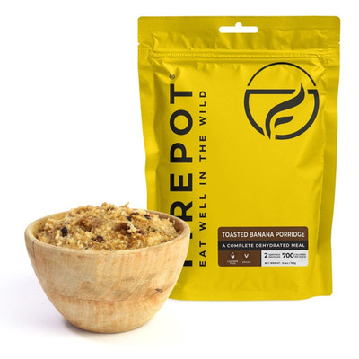 Toasted Banana Porridge - Healthy Plant Based Dehydrated Camping & Backpacking M