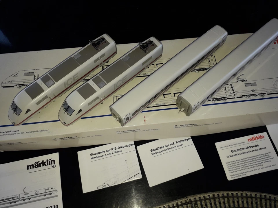 Märklin 3370 ICE InterCityExpress- 4 teilig, neuwertig aus Sammlung, in OVP - Bild 3 von 4