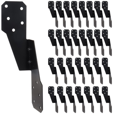 #ad Hurricane Ties Black Powder Coated Hurricane Straps Wood Ties 30 Pcs $35.95