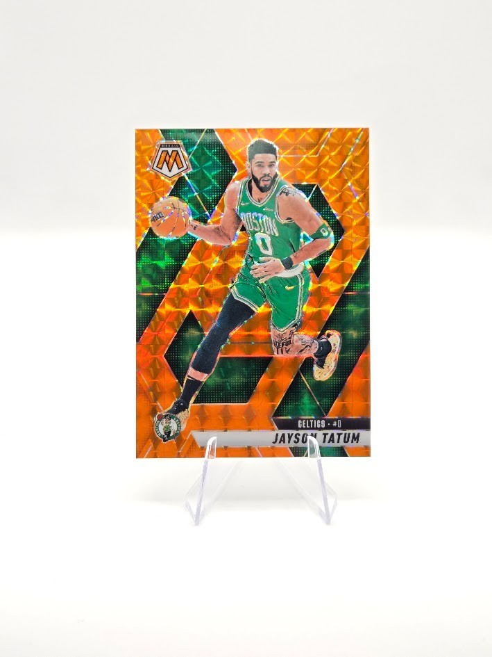 Jayson Tatum 2024-25 Panini Mosaic Orange SP /249 #188 Celtics