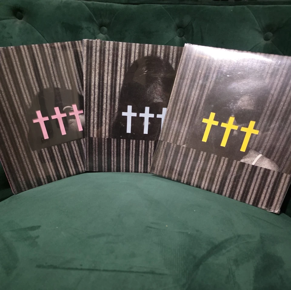 Crosses 10" EP Vinyl Set - SEALED - Pink, Blue, Yellow (Chino Moreno, Deftones)  - Image 2 of 4