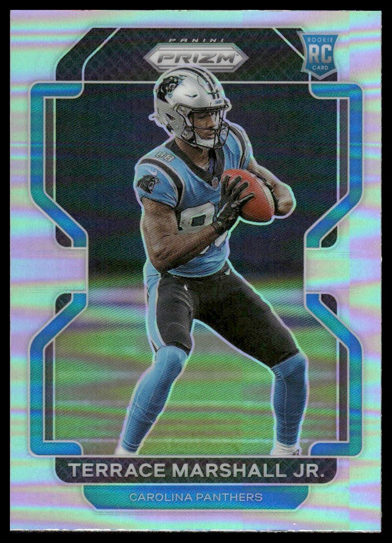 2021 Panini Prizm #348 Terrace Marshall Jr. RC Silver Carolina Panthers