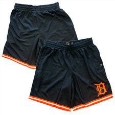 Detroit Tigers Men's Shorts (Size L) 47 Brand MLB Navy Back Court Shorts - New