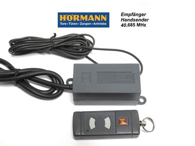 Hörmann Handsender HSE2-40 2-Kanal  40,685 MHz graue Tasten S850 Empfänger