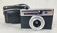 Vtg Agfa ISO Flash - Rapid Isinar Lens w/Original Case, Made in Germany UNTESTED