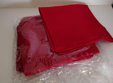 8 AIDA Regency Cross Stitch Fabric 17" x 17" RED Place-Mats Christmas Valentines