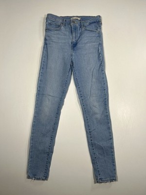 LEVI S MILE HIGH SUPER SKINNY Jeans - W28 L28 - Blau - Top Zustand - Damen