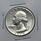 Uncirculated 1938 Philadelphia Mint Silver Washington Quarter