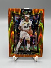2024-25 Panini Select Jordan Clarkson Orange Prizm Concourse #19 Utah Jazz Card