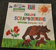 Rare Eric Carle Deluxe Scrapbooking Kit 600 Pieces Stickers Pages Tags Unused