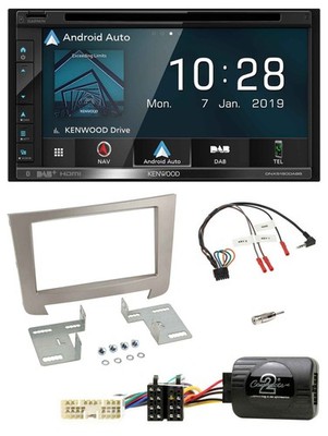 Kenwood DAB TMC USB 2DIN Lenkrad Bluetooth Navigation für SSangYong Rexton Telef