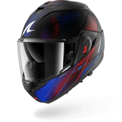 Casque Intégral Shark OXO SPEED-TECH Mat KBR NERO OPACO BLU ROSSO XS-XL - Photo 1/4