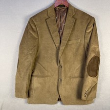 Ralph Lauren Vintage Corduroy Brown Elbow Patches Sport Coat Blazer 40R EUC