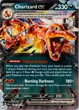 Charizard ex Holo Double Rare SV03: Obsidian Flames 125/197 NM on eBay