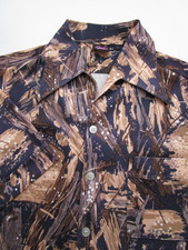 Mens Medium Joel California Shirt SS Button Vintage 70s Disco