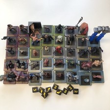 Dreamblade Miniatures Lot Of 39 Figures Two Semi RARE Dice Map Included 2006