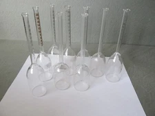 Lot of 9 Kimble Chase KIMAX Babcock Bottles 20%