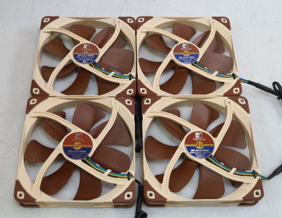 Lot 4x Noctua NF-A14 PWM PWM Quiet PC Fan 4-Pin 140mm