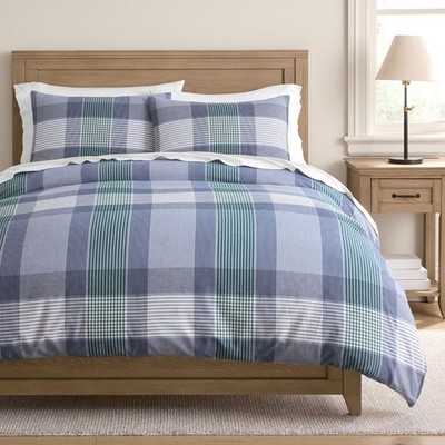 Pottery Barn Teen-Liam Plaid Duvet Cover