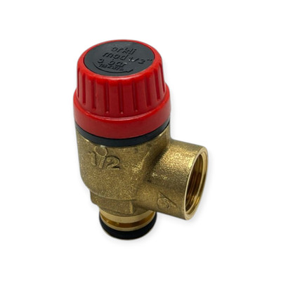 SIME 6040201 SICHERHEITSVENTIL 3 BAR MIT O-RING ERSATZ FÜR HEIZKESSEL FORMAT ZIP