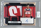 AJ Johnson 2024 Panini One and One Blue Precision RC Jersey Patch Auto 31/49