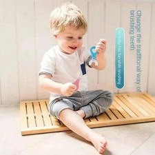 2PCS U Shaped Kids Toothbrush Soft Silicone Baby Toddler Toothbrush