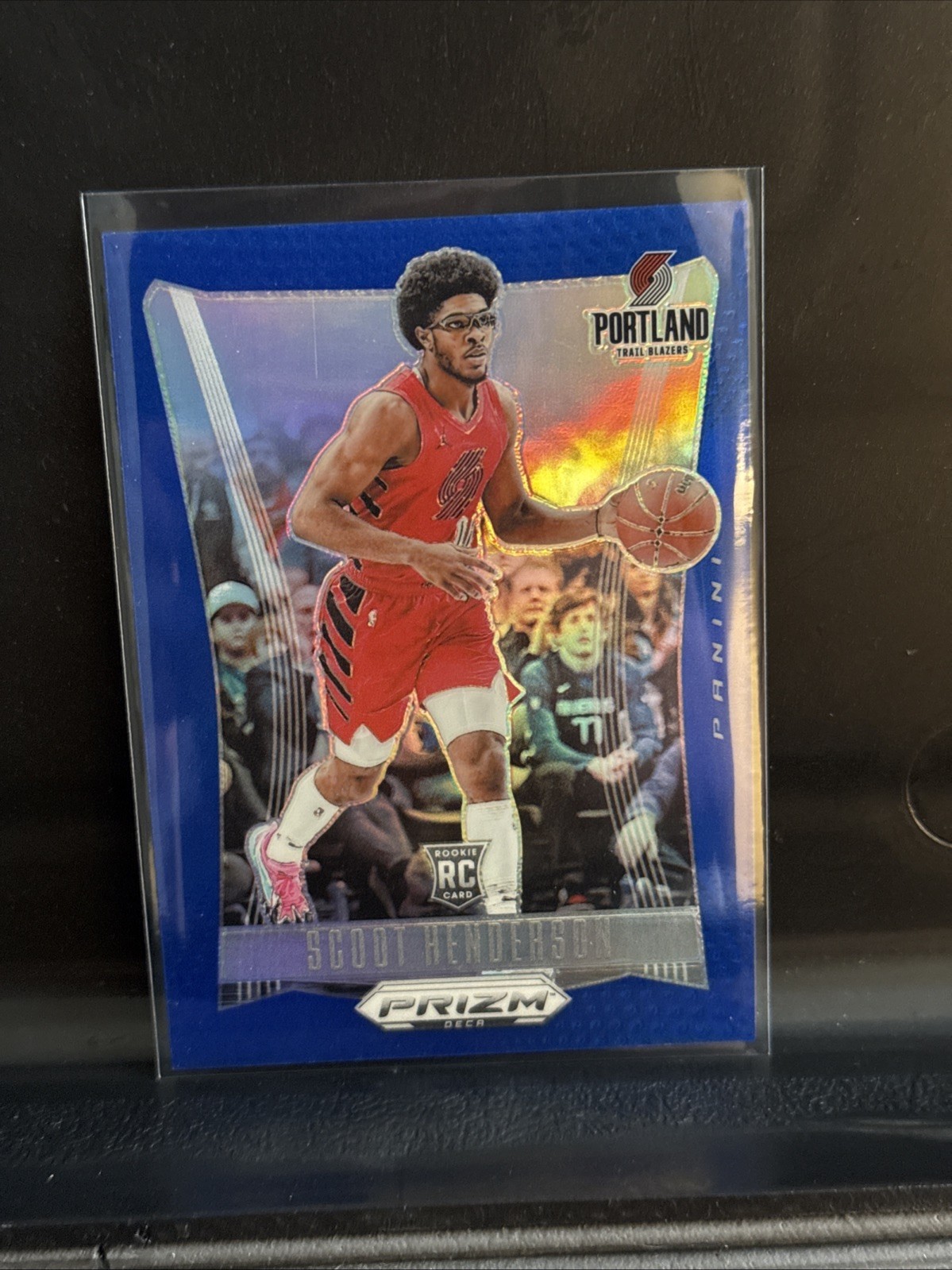 2023-24 Panini Prizm Deca - Scoot Henderson #213 Blue Prizm /149 (RC)