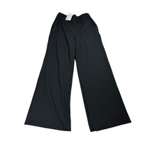 Halara DayStretch Black Wide Leg Pants High Waisted Pockets Size Small Regular