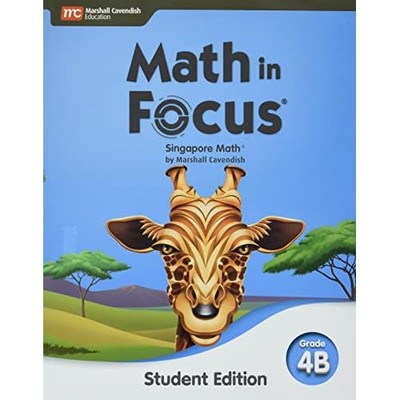 Math in Focus Student Edition Volume B Grade 4 - Paperback NEW Harcourt, Hough 0
