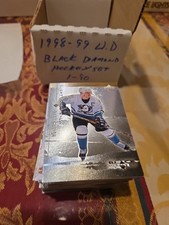 1998-99 Black Diamond Hockey Complete Base Set #1-90 NO SP'S