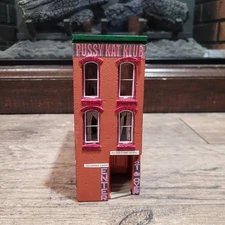 Downtown Deco HO Pu$$y Kat Klub Gentelmens Club With Figures See Description 