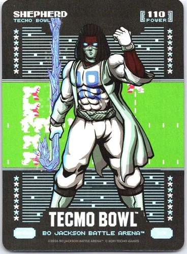 Bo Jackson Battle Arena Tecmo Bowl Shepherd Ice Battlefoil SP CeeDee Lamb