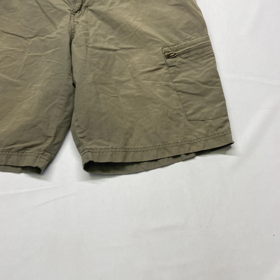 Шорты мужские Great Northwest Cargo 36 оливково-зеленые хлопковые с карманами на молнии для пеших прогулок - Изображение 2 из 4