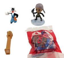 McDonalds Happy Meal Toys Lot of 4/Marvel, Looney Tunes, Star Wars