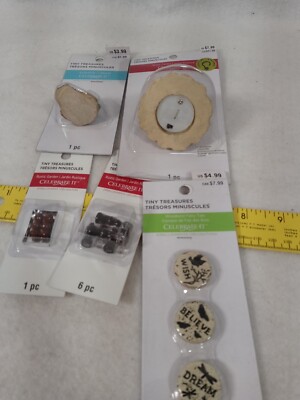 Celebrate It Tiny Treasures Miniatures Lot of 5 misc tiny treasures. NIB