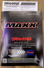Traxxas® Maxx® Manual Parts List Exploded Views Model 89076-4 FREE SHIP