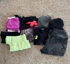 Lot Of 13 Womens Athletic Exercise Workout Clothes Size S M L MIXED BRANDS