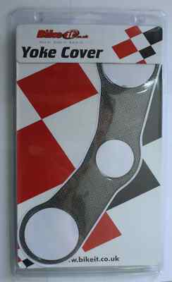 Open Box Bike It F4 Carbon Look Self-Adhesive Yoke Cover Pad for MV Agusta